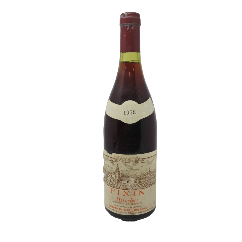 Fixin 1er Cru Les Hervelets 1978 Domaine Du Clos Saint Louis