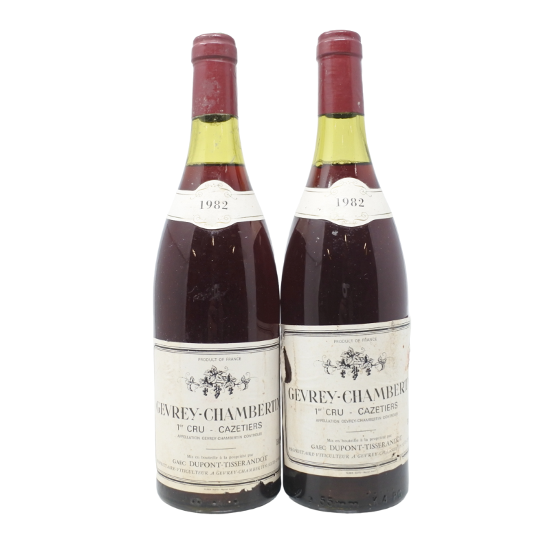 Gevrey-Chambertin 1er Cru Les Cazetiers 1982 Dupont Tisserandot