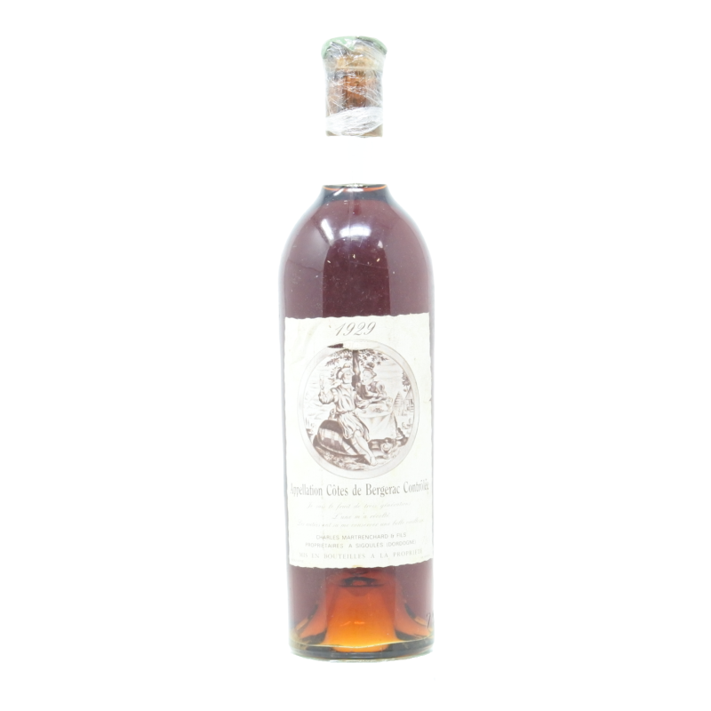 Cotes De Bergerac 1929 Martrenchard