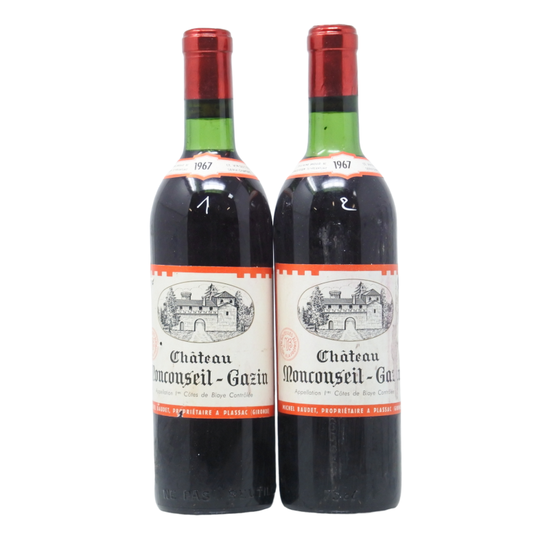 Chateau Monconseil-Gazin 1967 Cotes De Blaye