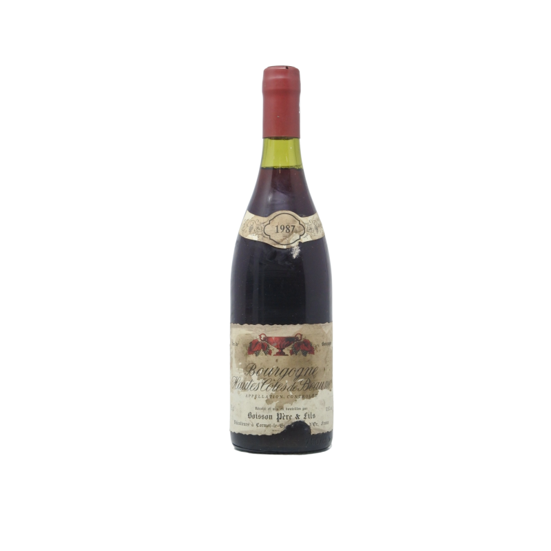 Bourgogne Hautes Cotes De Beaune 1987 Domaine Pierre Boisson