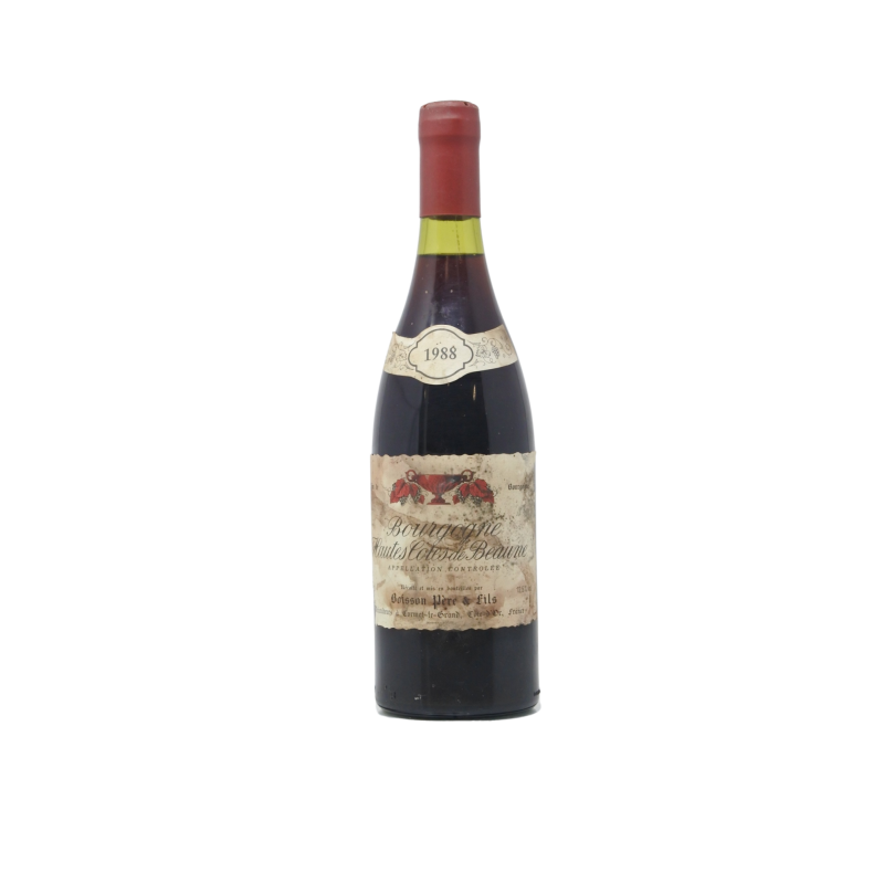 Bourgogne Hautes Cotes De Beaune 1988 Domaine Pierre Boisson