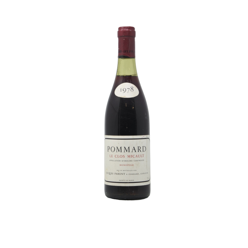Pommard 1er Cru Clos Micault 1978 Jacques Parent