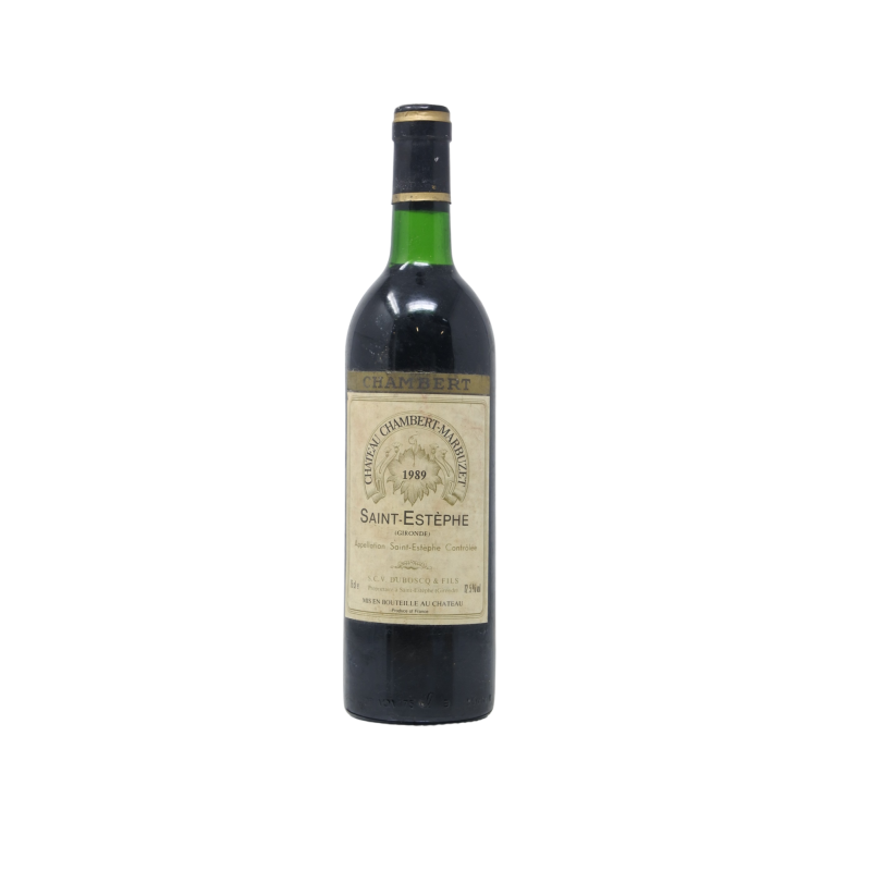 Chateau Chambertin Marbuzet 1989 Saint-Estephe