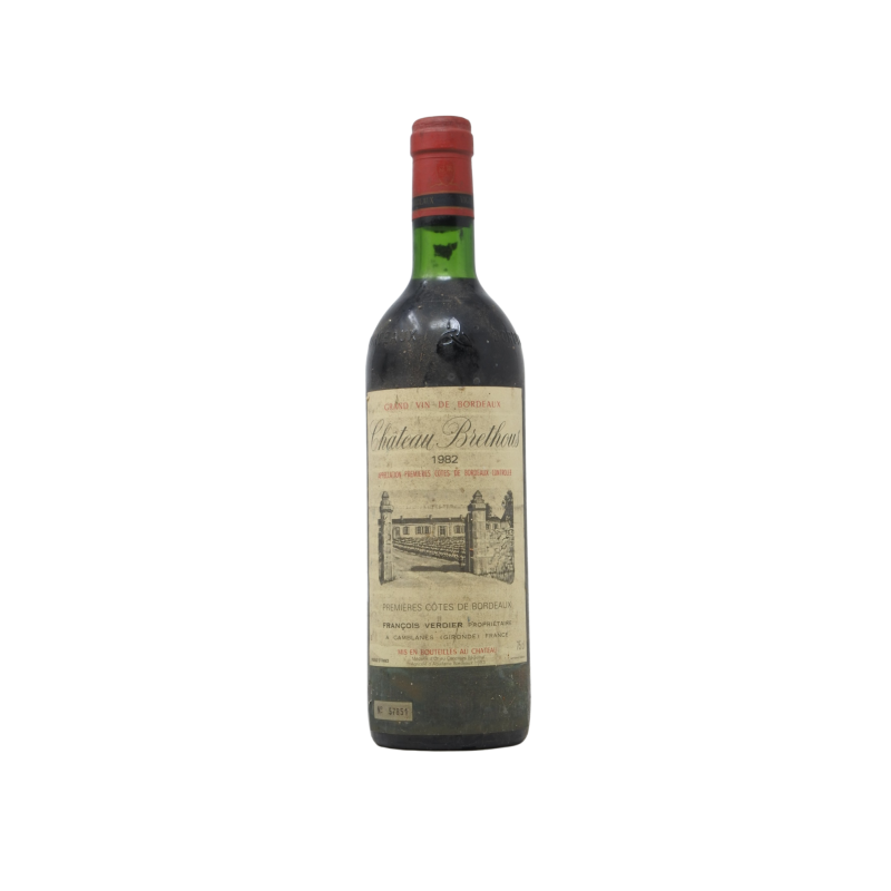 Chateau Brethous 1982 Premieres Cotes De Bordeaux