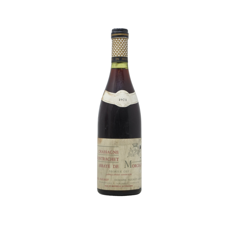 Chassagne-Montrachet 1er Cru Abbaye De Morgeot 1971 Earl Domaine Fleurot-Larose Rene Fleurot & Fils