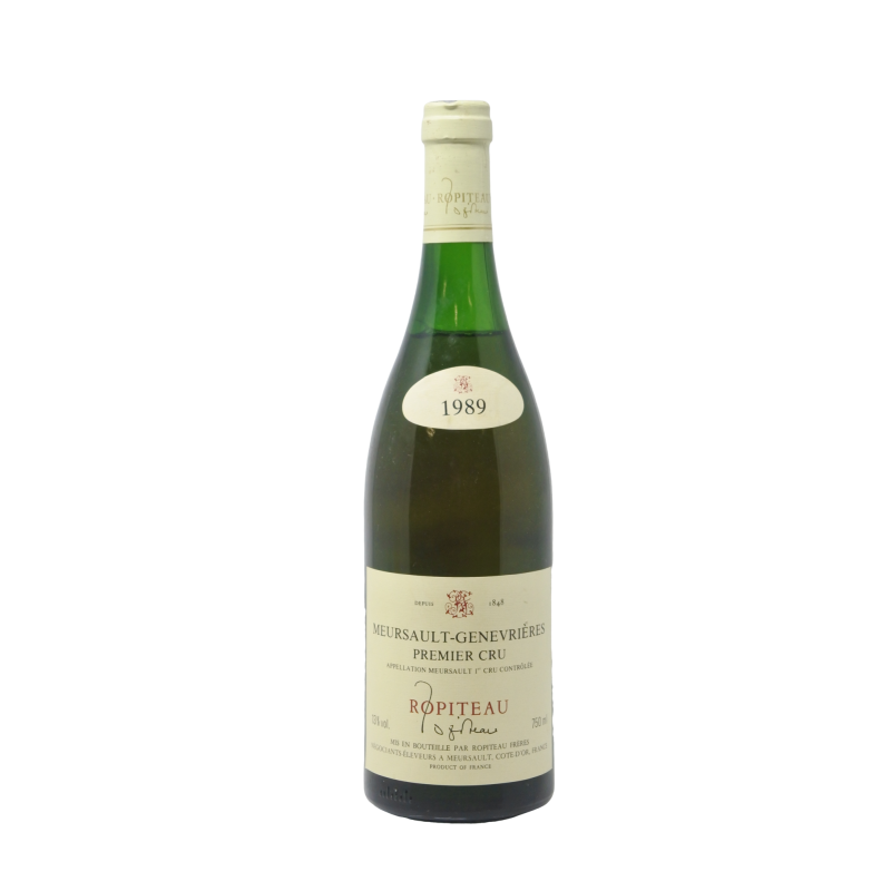Meursault 1er Cru Les Genevrieres 1989 Ropiteau Freres