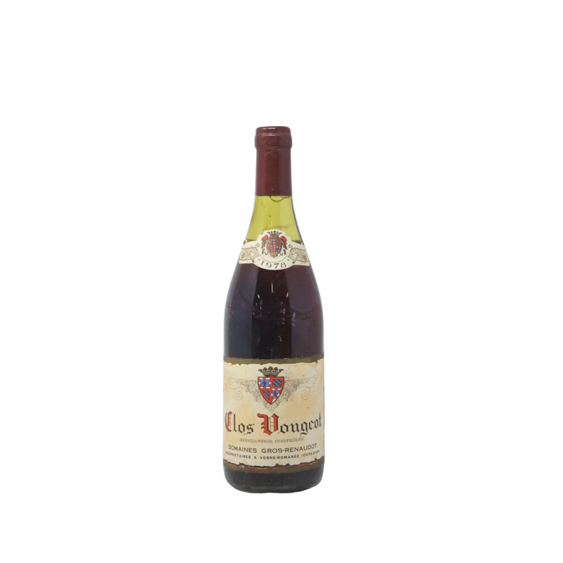Clos De Vougeot Grand Cru 1978 Gros Renaudot