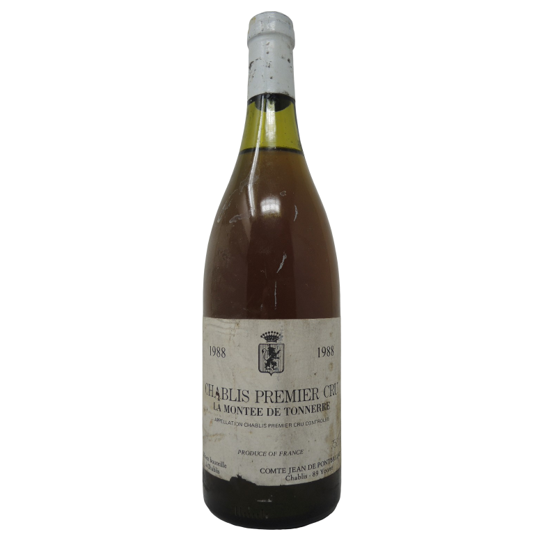 Chablis 1er Cru Montee De Tonnerre 1988 Comte Jean De Pontbriand