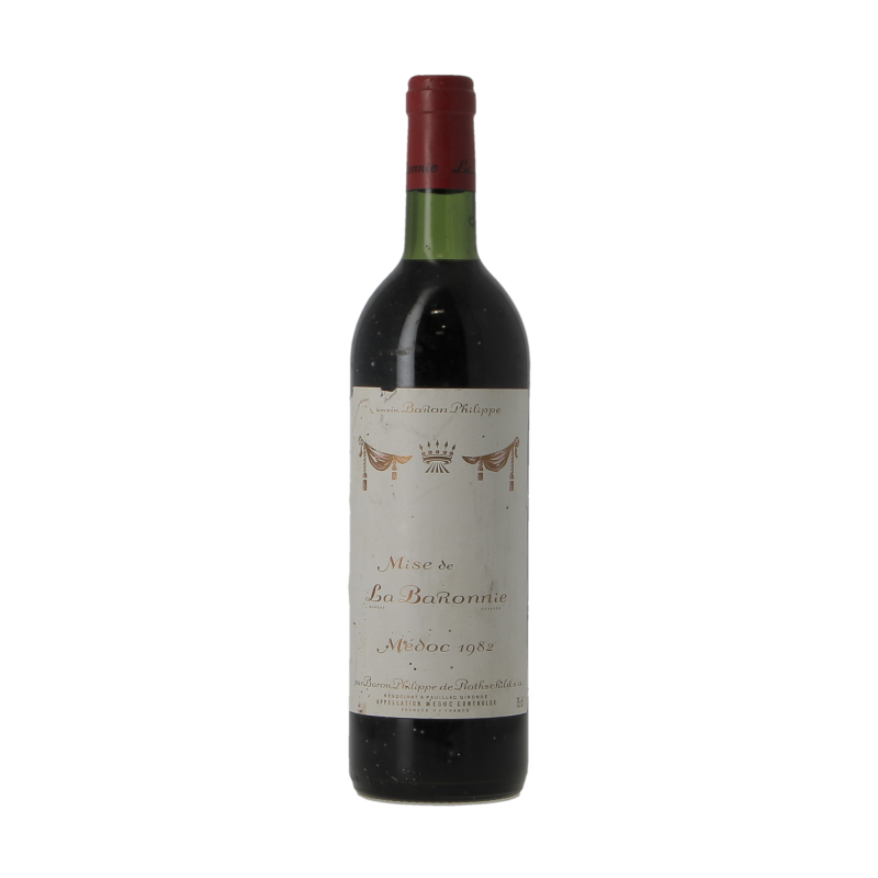 Mise De La Baronnie Baron Philippe De Rothschild 1982 Medoc