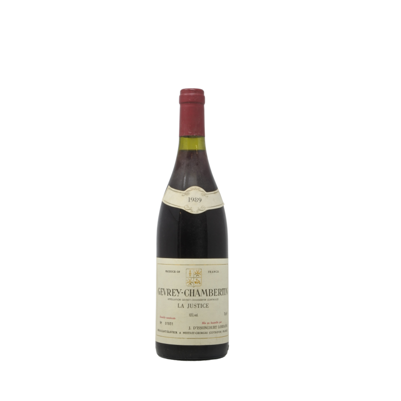 Gevrey-Chambertin La Justice 1989 D'Issoncourt Lorraine