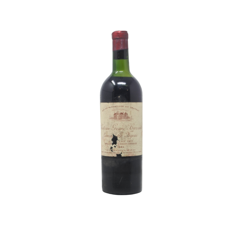 Chateau Grand Barrail Lamarzelle Figeac 1943 Saint-Emilion