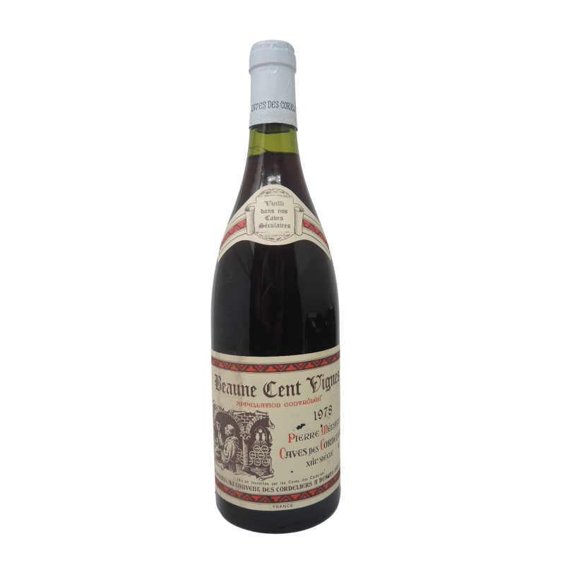 Beaune 1er Cru Les Cent Vignes 1978 Pierre Menard Caves Des Cordeliers