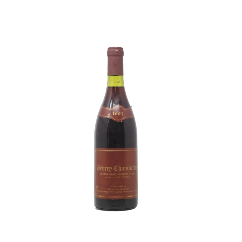 Gevrey-Chambertin 1er Cru Lavaux Saint Jacques 1994 Mme A.Seguin