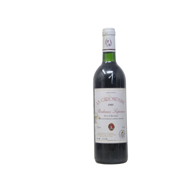 La Girondaise 1989 Bordeaux Superieur