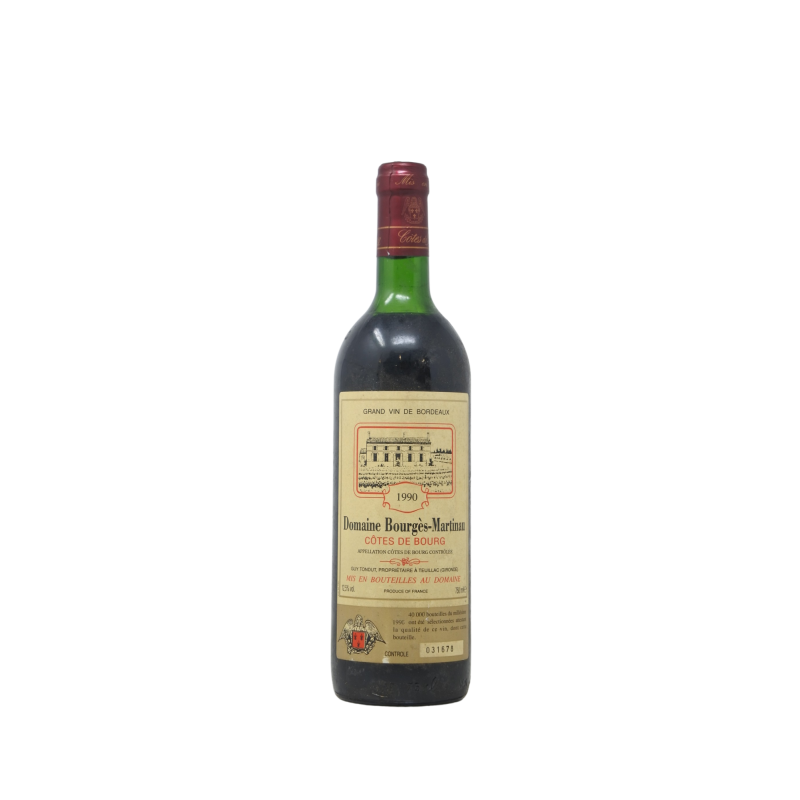 Domaine Bourges Martineau 1990 Cotes-De-Bourg