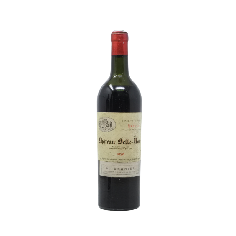 Chateau Belle Rose 1929 Pauillac